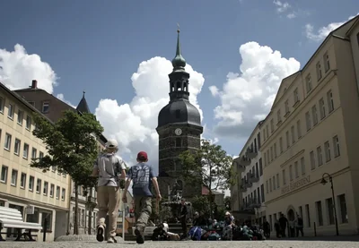 Marktplatz von Bad Schandau heute